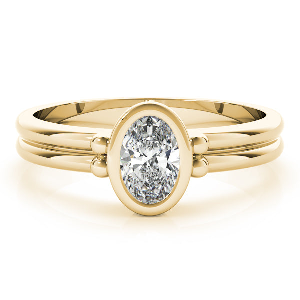 Oval Color Center Ring - TN85041