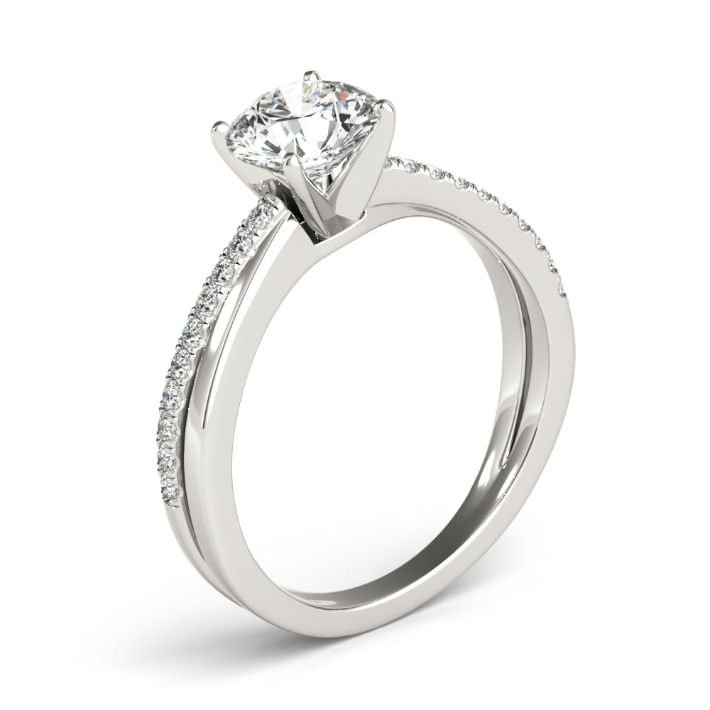 Engagement Ring Split Shank - TN85112