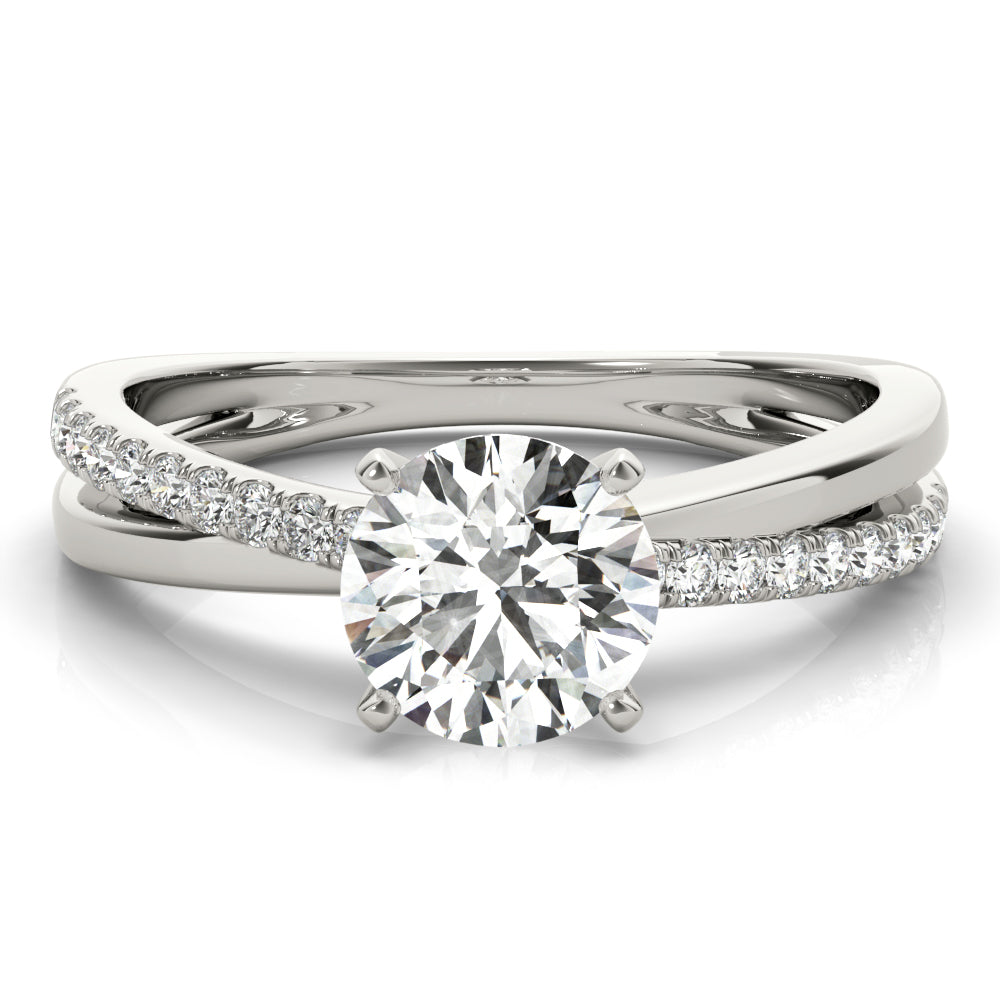 Engagement Ring Split Shank - TN85112