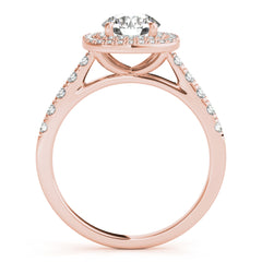Double Halo Cushion Engagement Ring - TN85150