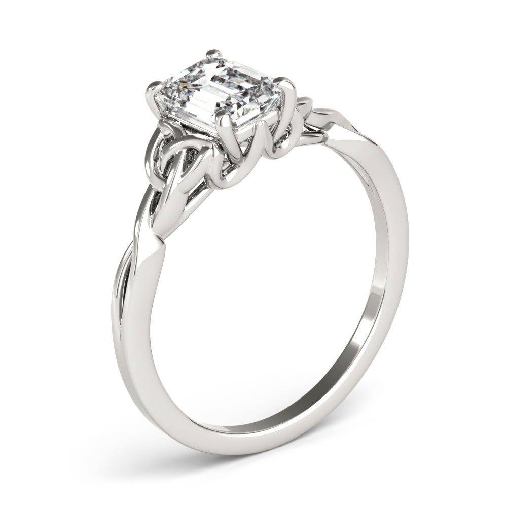 Emerald Cut Color Solitaire - TN85156