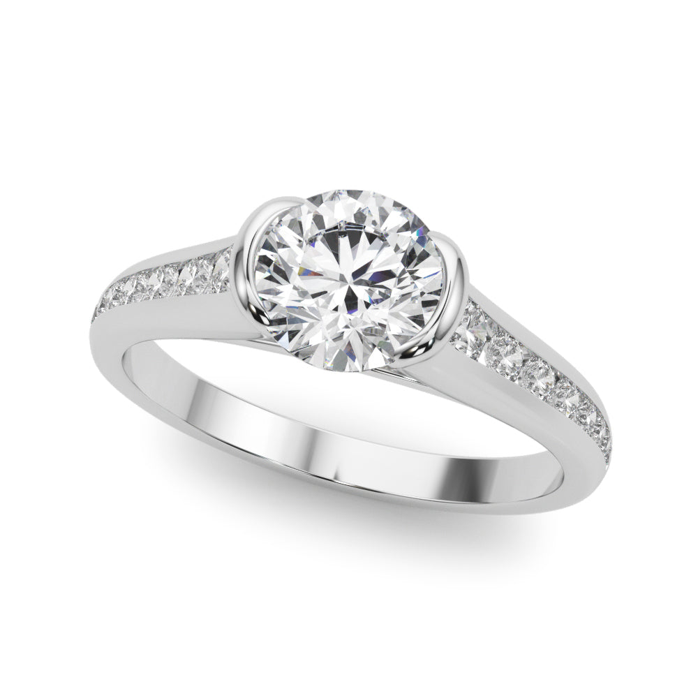 Engagement Ring Round Center - TN85231-1