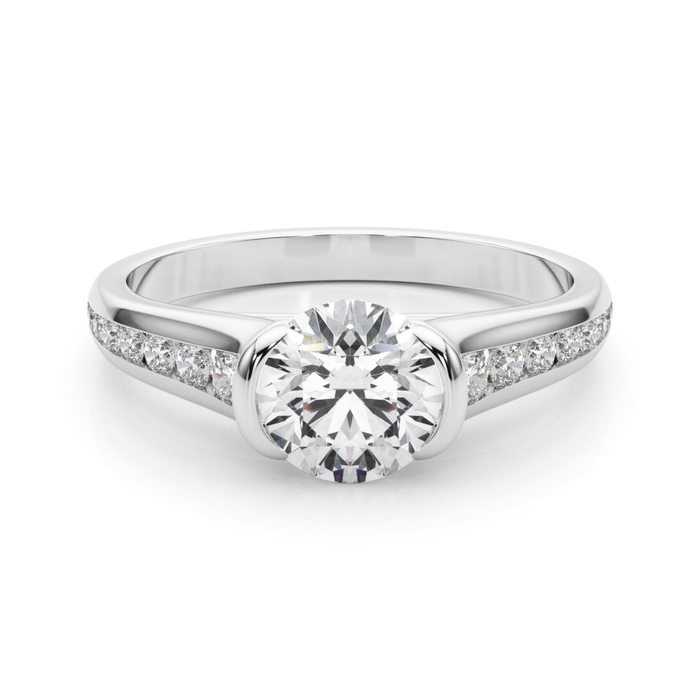 Engagement Ring Round Center - TN85231-1