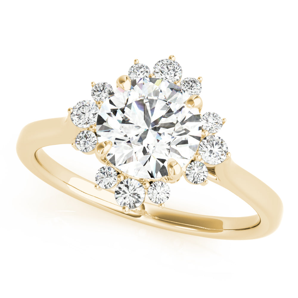 Engagement Ring For Round Center - TN85249