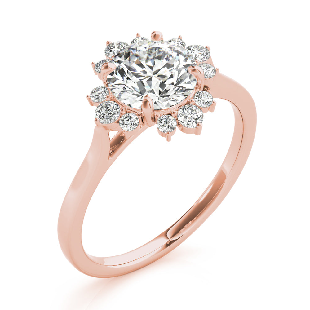 Engagement Ring For Round Center - TN85249