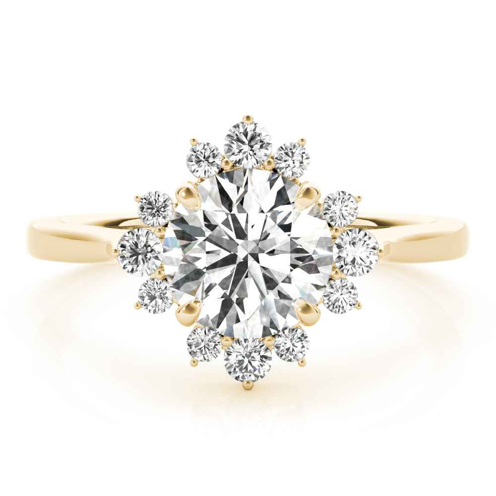 Engagement Ring For Round Center - TN85249