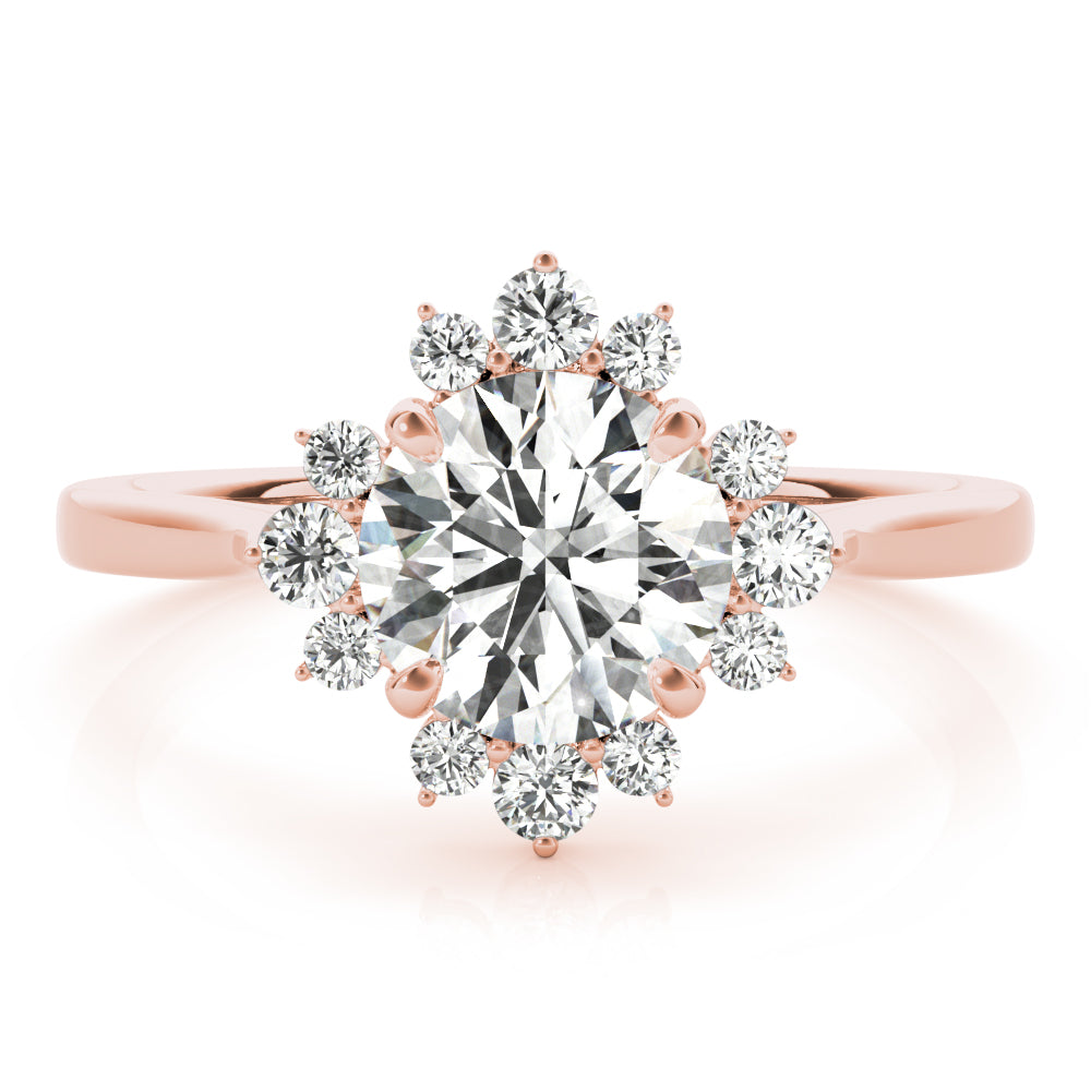 Engagement Ring For Round Center - TN85249