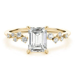 Engagement Ring Emerald Cut Center - TN85257