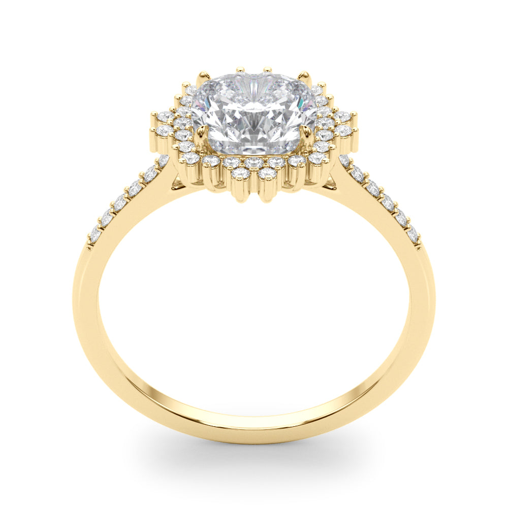 Engagement Ring Cushion Center - TN85276