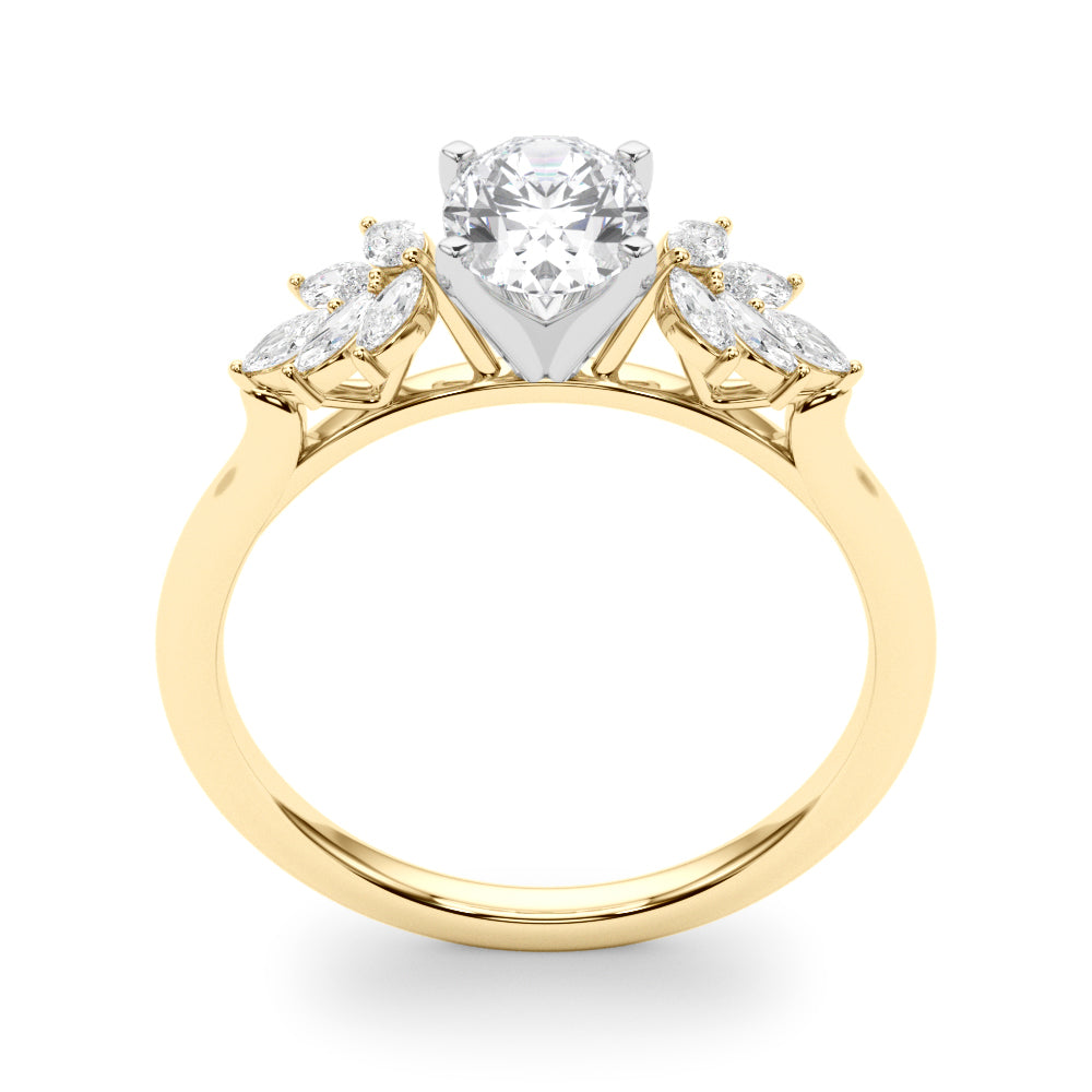 Engagement Ring Peg Center - TN85277