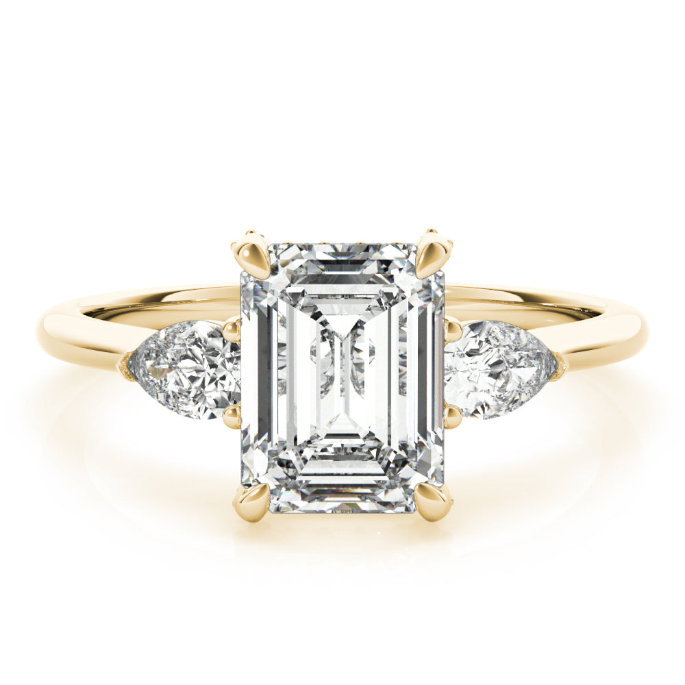 Engagement Ring Emerald Cut Center - TN85279