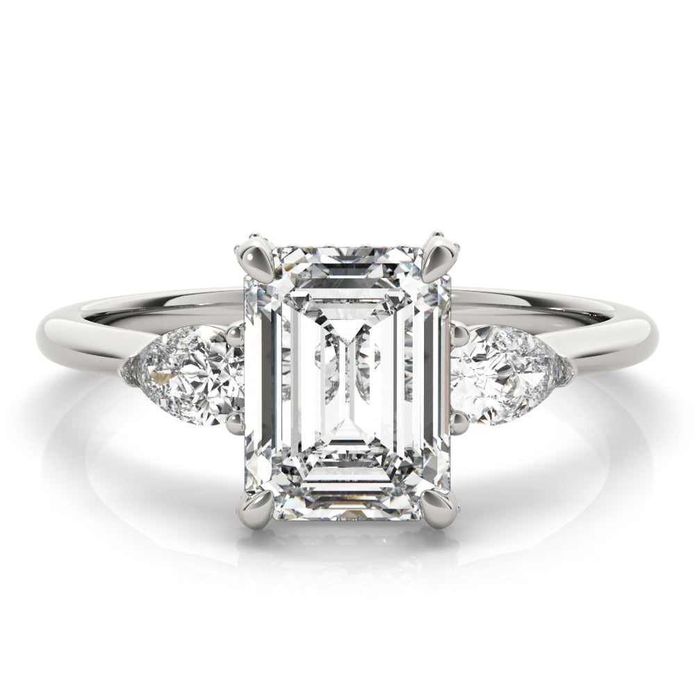 Engagement Ring Emerald Cut Center - TN85279