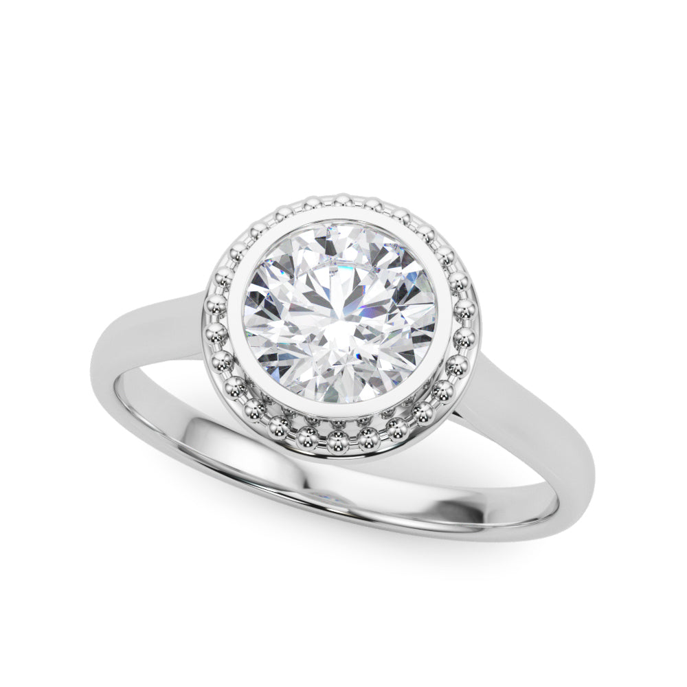 Round Bezel Solitaire - TN85293