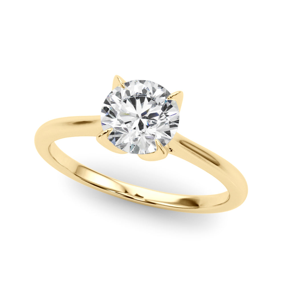 Solitaire Round Engagment Ring - TN85333