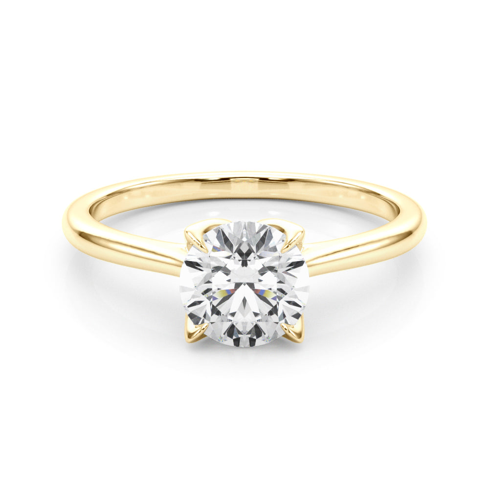 Solitaire Round Engagment Ring - TN85333