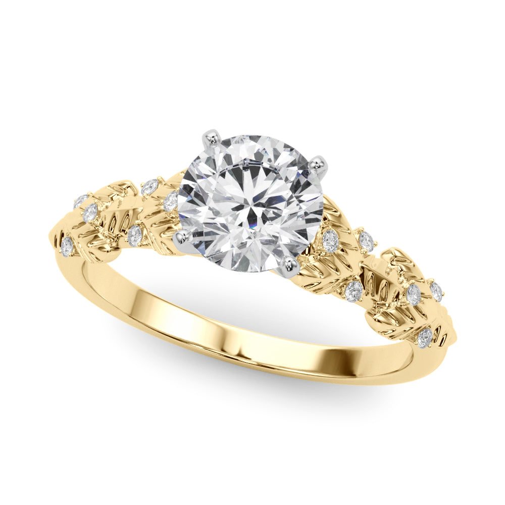 Engagment Ring With Peg Head - TN85334