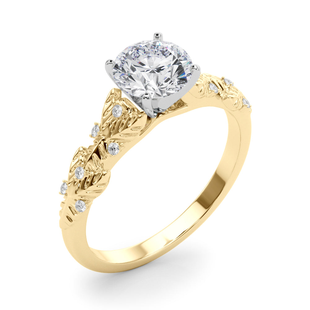 Engagment Ring With Peg Head - TN85334