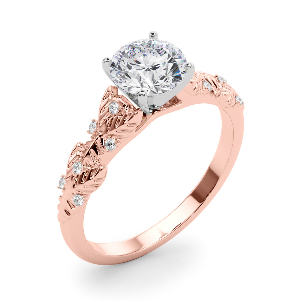 Engagment Ring With Peg Head - TN85334