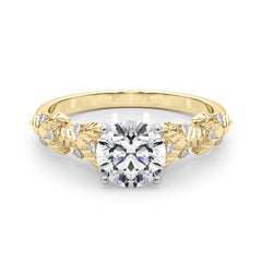 Engagment Ring With Peg Head - TN85334