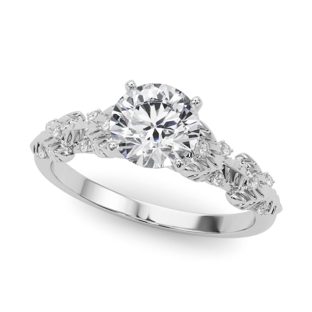 Engagment Ring With Peg Head - TN85334