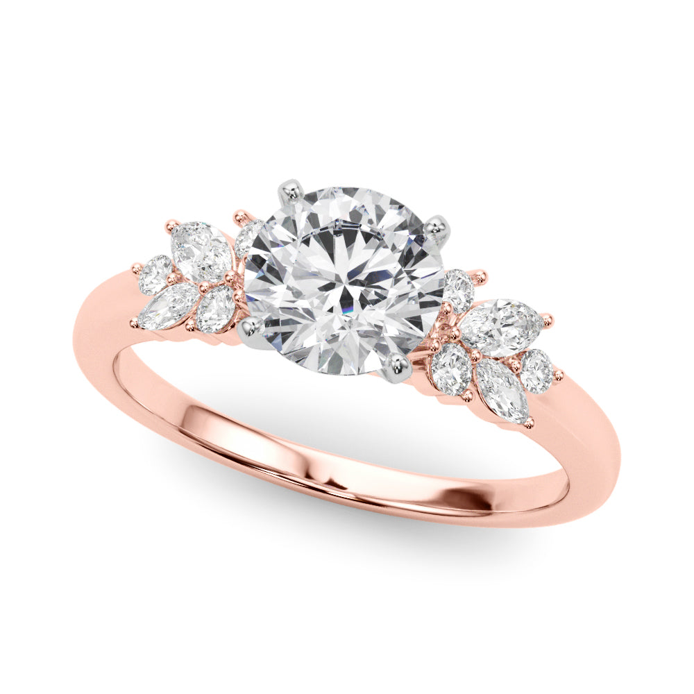 Engagment Ring With Peg Head - TN85335