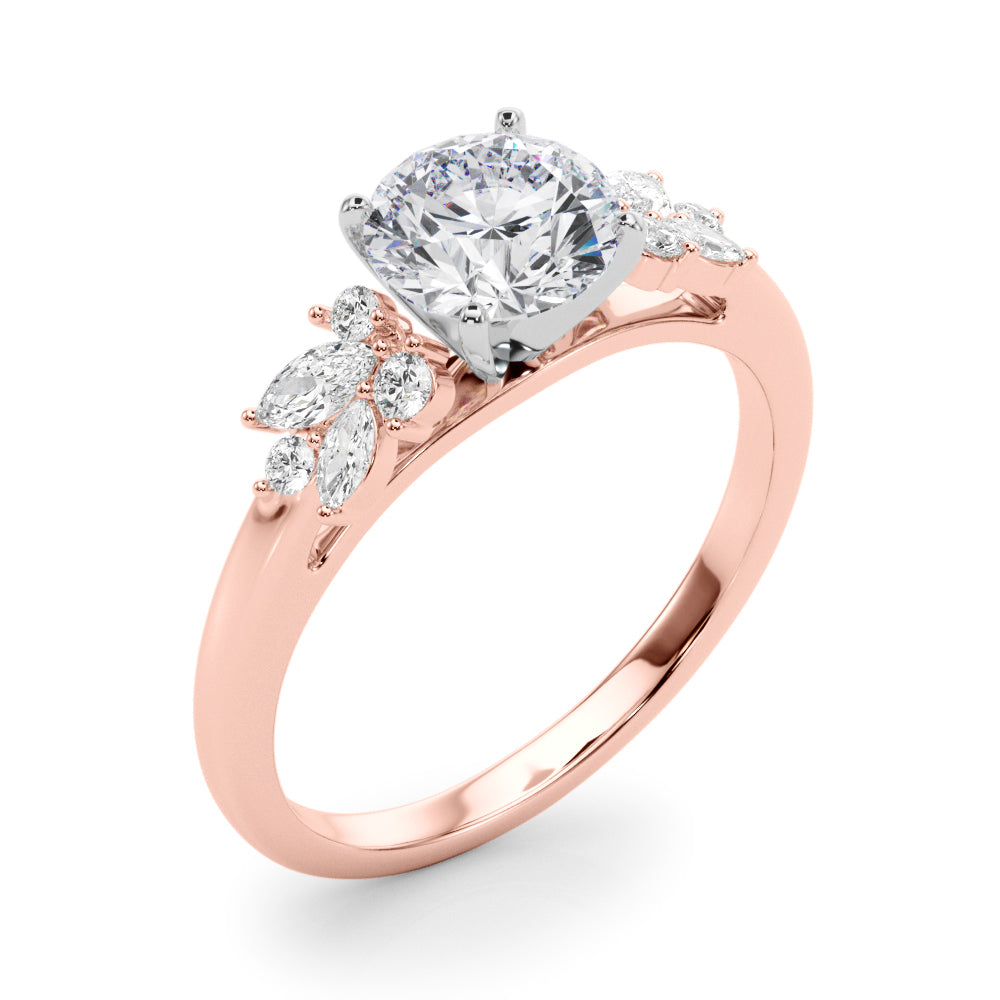 Engagment Ring With Peg Head - TN85335