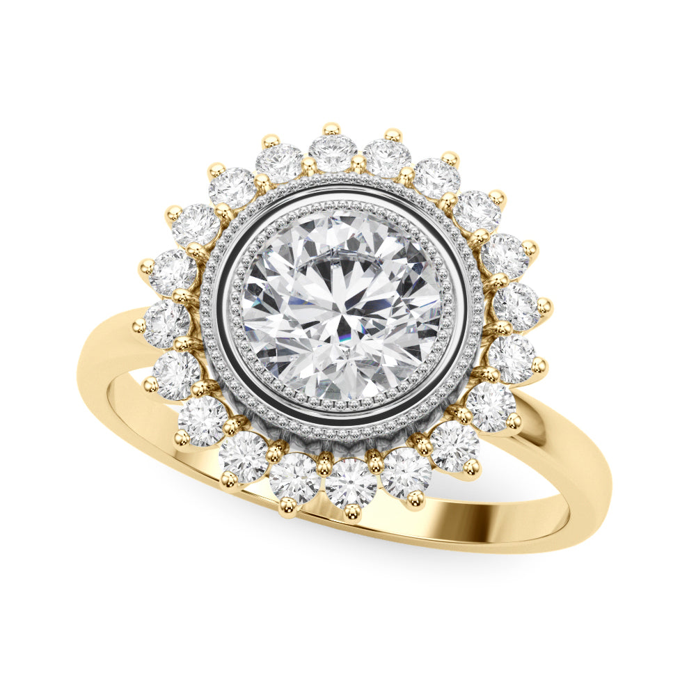 Engagement Ring Round Center - TN85341