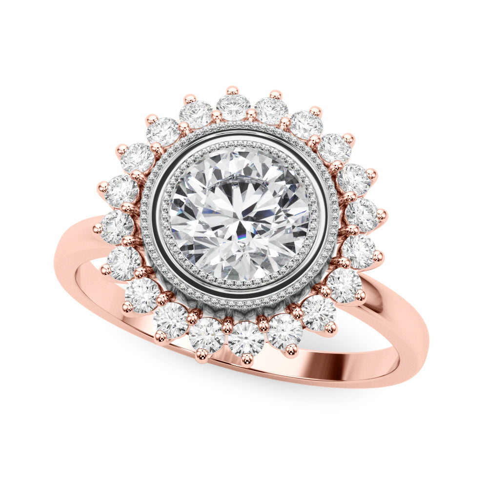 Engagement Ring Round Center - TN85341