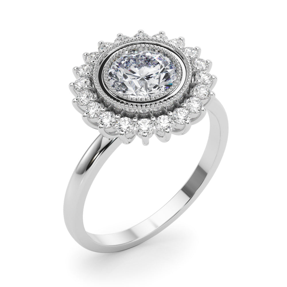 Engagement Ring Round Center - TN85341