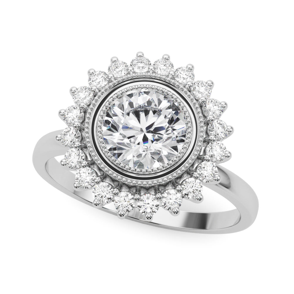 Engagement Ring Round Center - TN85341