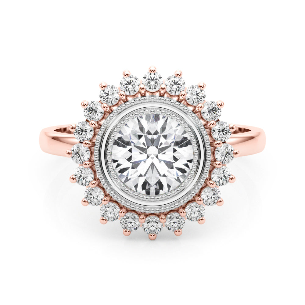 Engagement Ring Round Center - TN85341