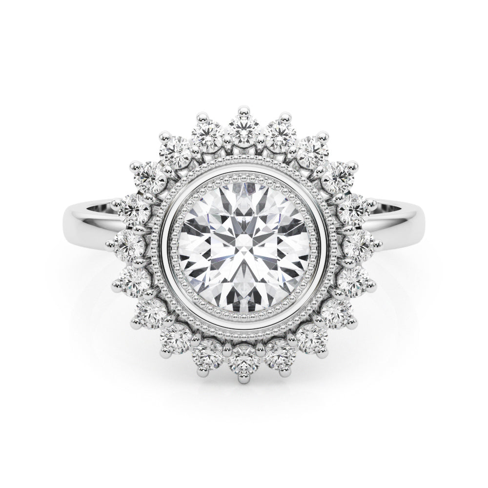 Engagement Ring Round Center - TN85341