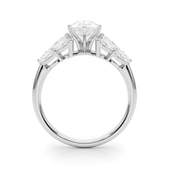 Mq Side Stones Engagement Ring - TN85366