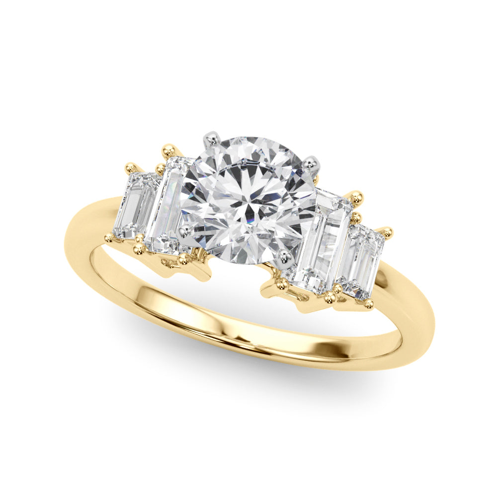 Mq Center & Sb Engagement Ring - TN85368