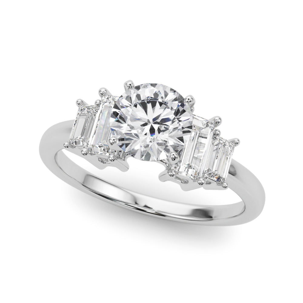 Mq Center & Sb Engagement Ring - TN85368