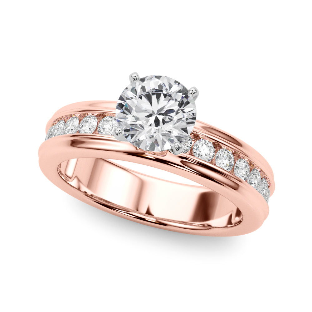 Channel Set Engagement Ring - TN85369