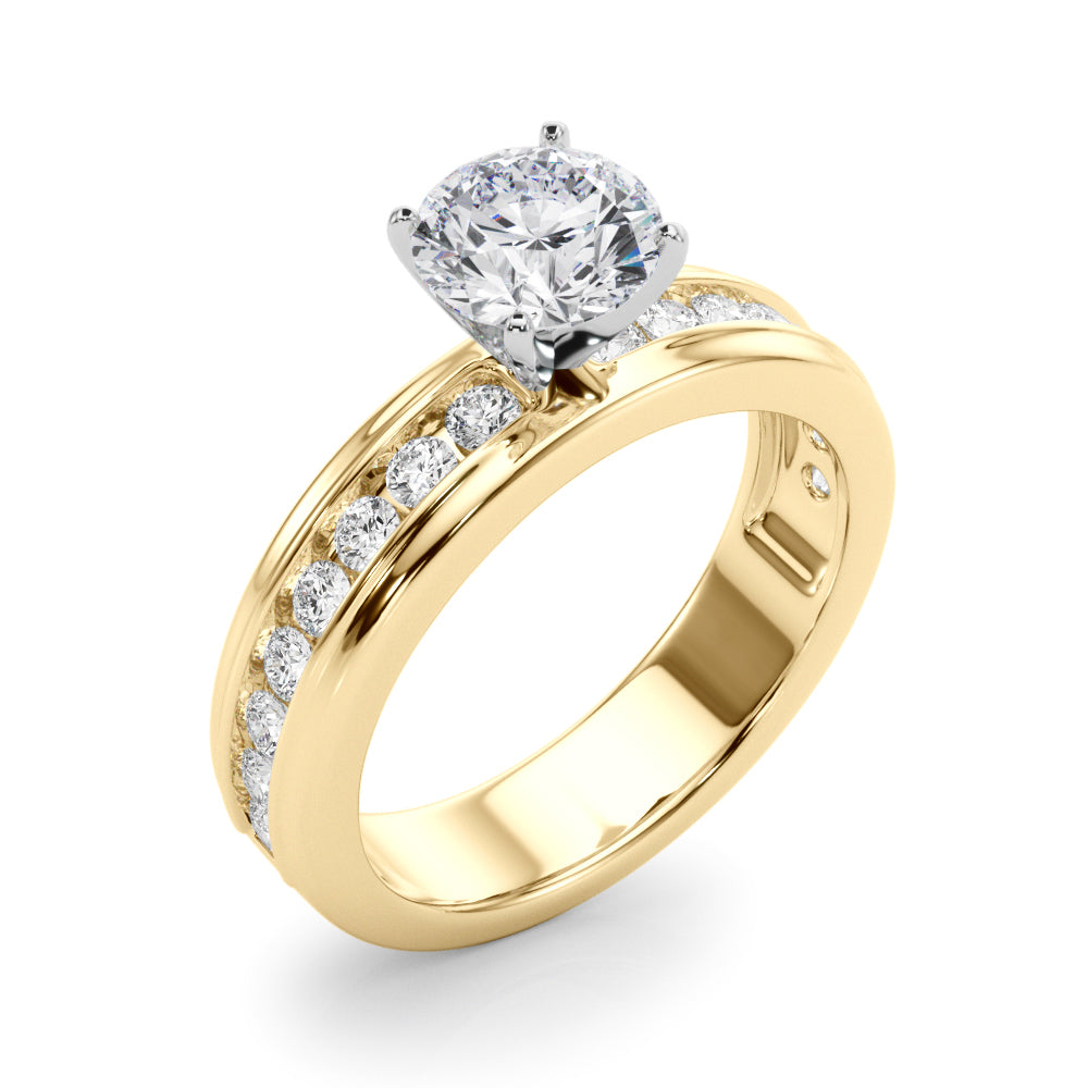 Channel Set Engagement Ring - TN85369