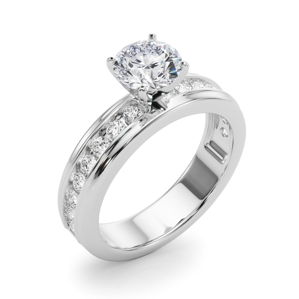 Channel Set Engagement Ring - TN85369