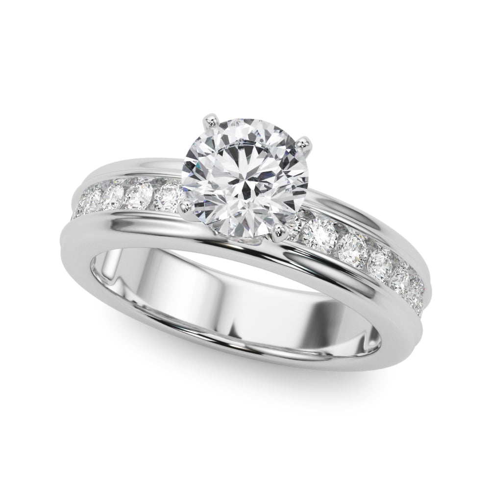 Channel Set Engagement Ring - TN85369